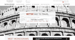 Desktop Screenshot of monogramstravel.ca